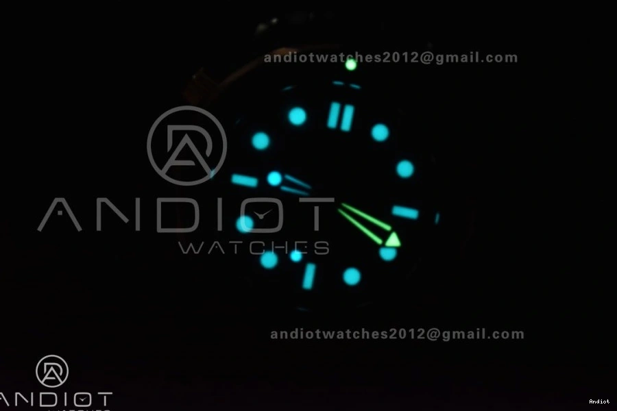 43.5mm 300m Bezel VSF Rubber Dial Seamaster Black Ceramic A8806 1:1 Edition on Black Best RG Strap Black 1230